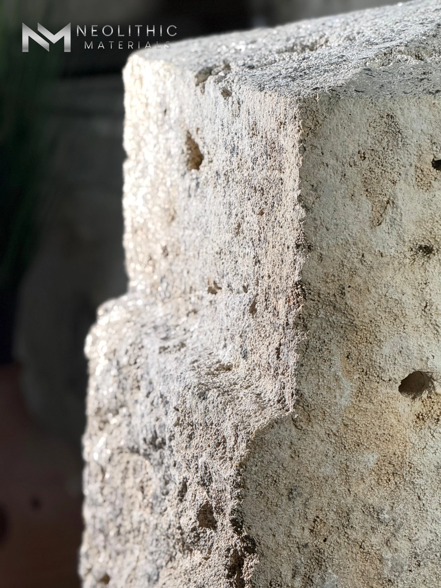 French Antique Limestone Pillars - Image 7